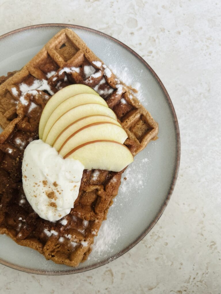 Havermout appel wafels